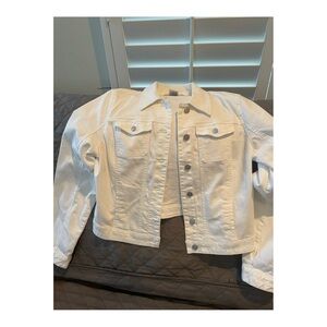 Women's White Denim Jacket